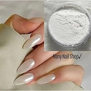 Tirnak Süsleme Beyaz Inci Tozu/Firçali Tirnak Pigmenti Nail ürün görseli 1