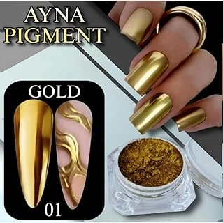Tirnak Ayna Krom Tozu Gold(Altin) ürün görseli 1