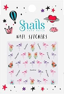 Snails 518084 Çocuk Tırnak Çıkartması, Motif: Flamingolar, Çıkarılabilir ürün görseli 1