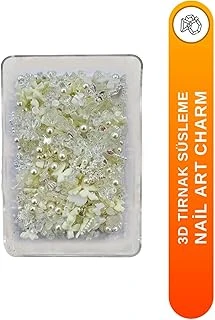 Fontenay 3D Tırnaksüsleri Tırnak Charm Kurdele Gül Ayıcık Nail Charms Nail Objeleri 500 Adet No:2098 Çok Renkli ürün görseli 1