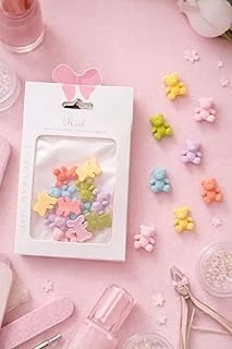 Yoonail Professional Nail Ornament Charm, Sevimli Ayıcıklar Temalı Tırnak Süsleme Seti, 10 Parça ürün görseli 1