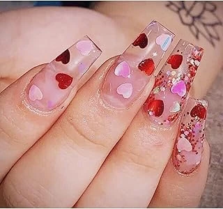 Glitter Simli Kalpli Oje Tasarım ürün görseli 1