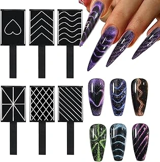 9Lu Set Gözü Oje İçin Mıknatıs Karışık Efekt Cat Eye Magnet ürün görseli 1