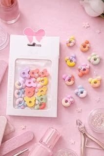 Yoonail Professional Nail Ornament Charm, Fiyonklu Donut Temalı Tırnak Süsleme Seti, 10 Parça ürün görseli 1