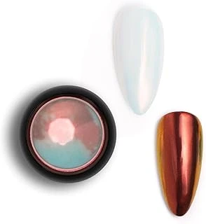 Holografik Efektli Sıcak Şeffaf Turuncu İnci Tozu, Nail Art, Kalıcı Oje Tırnak Süsleme No.04 ürün görseli 1