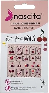 Kiraz Desenli Tırnak Stickerı - 30 ürün görseli 1