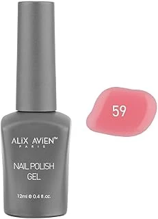 Alix Avien Koyu Pembe Kalıcı Oje 59-Yoğun Renk Veren Jel Oje 12 Ml-Nail Uv Gel Polish 59 ürün görseli 1