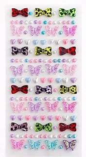 Parlak Işıltılı Taş Sticker Yapışkanlı Tırnak Saç Süs Dekor Diy Yılbaşı Hobi Süsleme Seti (Karışık Renkli) ürün görseli 1