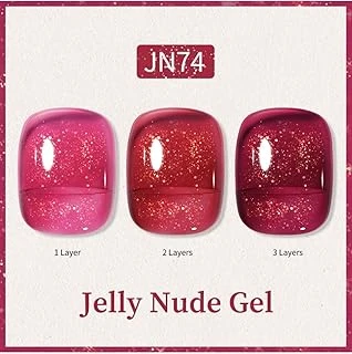 Born Pretty 10Ml Jelly Nude Seri Kalıcı Oje Jn74 (57851-24) 4155 ürün görseli 1