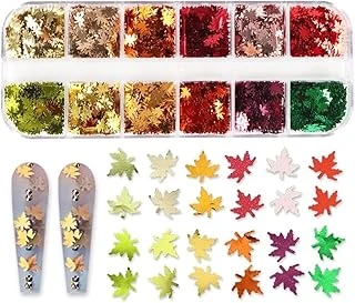 Tırnak Simi Holografik Akçaağaç Yapraklı Takma Tırnak, 33332444555 ürün görseli 1