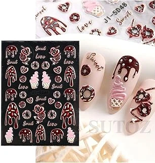 5D-48 Kabartmalı Tırnak Stıcker ürün görseli 1