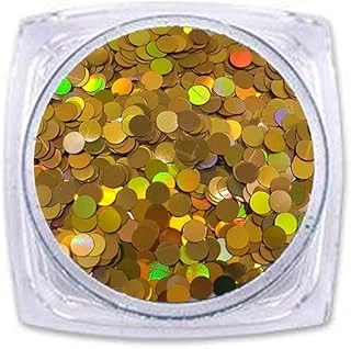 Epoksi Süsleme Glitter Yuvarlak Gold Pul 5Gr ürün görseli 1