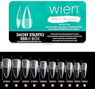 Yeni Nesil Protez Tırnak Jel Tips Gel Tips Short Stiletto 550 Adet ürün görseli 1