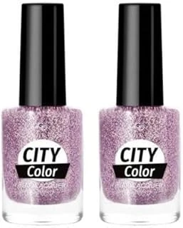 City Color Nail Lacquer Glitter Oje (No: 102) 2Li Paket ürün görseli 1