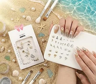 30Lu Deniz Tema Metal Tırnak Süsleme Charm Nail Charm Taşları Wn-508 ürün görseli 1