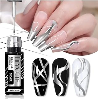 Born Pretty Cute Metalik Nail Çizim Ojesi Silver (56567) 4186 ürün görseli 1