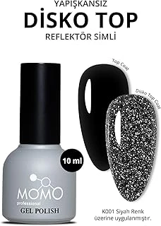 Momo Professional Kalıcı Oje İçin Disko Efekt Top Coat 10 Ml ürün görseli 1