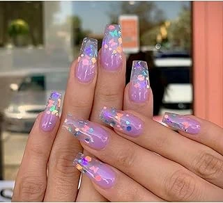 Oje Glitter Oje Tasarım Kalpli ürün görseli 1