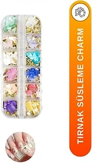 Fontenay Tırnak Charm Tırnak Süsleme Seti, Nail Charms, Protez Tırnak Süsleme Objeleri, Renkli ürün görseli 1