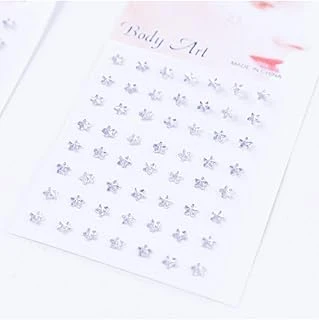 Yıldız Kristal Yüz Vücut Stickerı Makyaj Taşı, 1 Mm 112 Adet ürün görseli 1