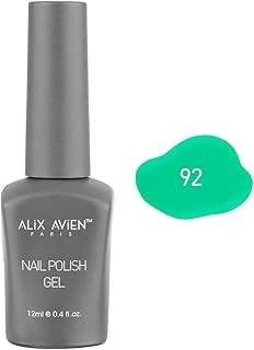 Alix Avien Koyu Yeşil Kalıcı Oje 92-Yoğun Renk Veren Jel Oje 12 Ml-Nail Uv Gel Polish 92 ürün görseli 1