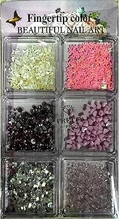 Fontenay 6 Farklı Çeşit Tırnak Süsleri Tırnak Charm Nail Charms Nail Objeleri Beautiful Nail Renkli ürün görseli 1