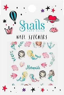 Snails Safe Nails 518077 Çocuk Tırnak Çıkartması, Motif: Deniz Kızı, Çıkarılabilir ürün görseli 1