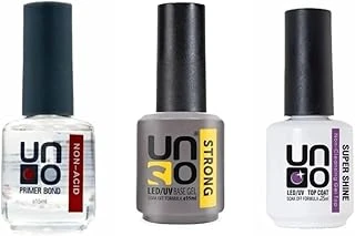 Fontenay Kalıcı Oje Set Non-Acid Primerbond 15 Ml Primer+Strong Base Coat 15 Ml+Top Coat 15 Ml Şeffaf ürün görseli 1