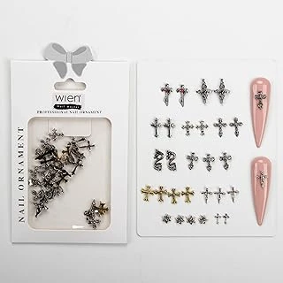 30Lu Gotik Stil Metal Tırnak Süsleme Charm Nail Charm Taşları Wn-507 ürün görseli 1