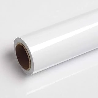 Parlak Beyaz Yapışkanlı Kaplama Folyosu 61 Cm X 3 Mt ürün görseli 1