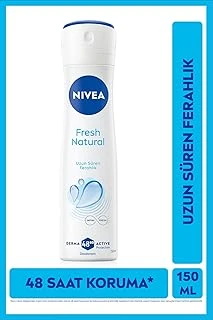 Kadın Sprey Deodorant Fresh Natural, 150Ml, 48 Saat Koruma, Pudrasız ürün görseli 1