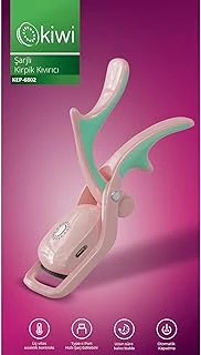 Kıwı Kep-6802 3 Isıtma Kademeli Şarjlı Kirpik Kıvırıcı Pembe ürün görseli 1