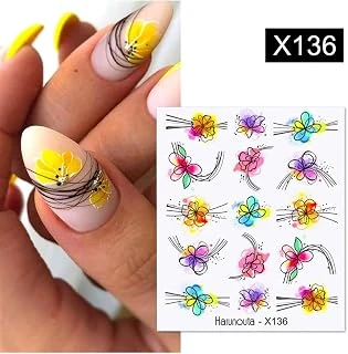 Tırnakmania Su Transferli Nail Sticker X136 (53925-2) 3968 ürün görseli 1
