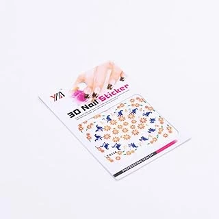 Bimotif Renkli Yapışkanlı 3D Tırnak Sticker Seti, 1 Adet ürün görseli 1