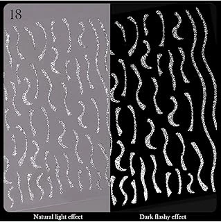 Nicole 3D Reflektif Efekt Nail Sticker Model - (55881-18) 3032 ürün görseli 1