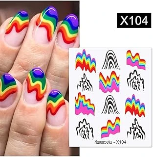 Tırnakmania Su Transferli Nail Sticker X104 (53013-4) 3945 ürün görseli 1