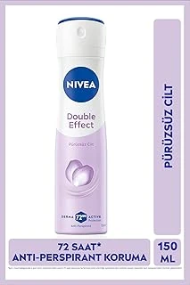 Kadın Sprey Deodorant Double Effect, 150Ml, 72 Saat Anti-Perspirant Koruması, Pürüzsüz Koltuk Altı ürün görseli 1