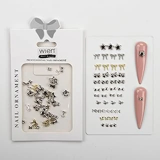 48Li Yıldız Kurdela Metal Tırnak Süsleme Charm Nail Charm Taşları Wn-520 ürün görseli 1