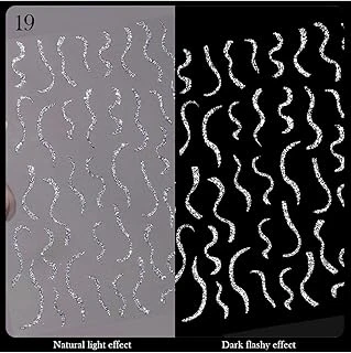 Nicole 3D Reflektif Efekt Nail Sticker Model - 19 (55881-19) 3033 ürün görseli 1