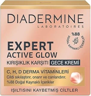 Diadermine Expert Glow Yenileyici Gece Kremi, El Kremi, 76-100 Ml ürün görseli 1
