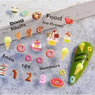 Pop Beauty Nail Tırnak Süsleme Sticker, Tırnak Dövmesi, 5D Kabartmalı ürün görseli 1