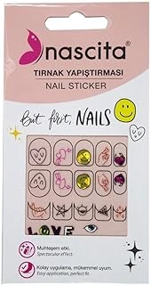 Emoji Desenli Tırnak Stickerı - 28 ürün görseli 1