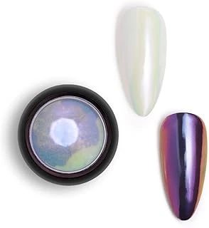 Holografik Efektli Gökkuşağı Şeffaf Mor İnci Tozu, Nail Art, Kalıcı Oje Tırnak Süsleme No.03 ürün görseli 1