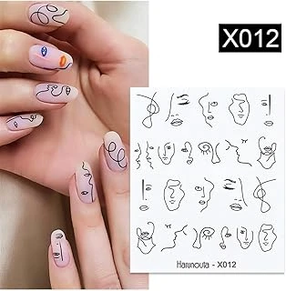 Tırnakmania Su Transferli Nail Sticker X012 (49831-12) 3874 ürün görseli 1