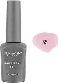 Alix Avien Pembe Kalıcı Oje 55-Yoğun Renk Veren Jel Oje 12 Ml-Nail Uv Gel Polish 55 ürün görseli 1