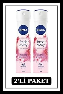 Kadın Sprey Deodorant Fresh Cherry, 150Ml, 2'Li Paket ürün görseli 1