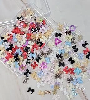 Tırnak Süsleme Charm Nail Charm Taşları Fiyonk Dizayn Mix 3D Tırnak Süsleri 041 ürün görseli 1