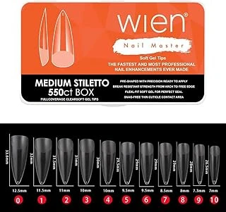 Yeni Nesil Protez Tırnak Jel Tips Gel Tips Medium Stiletto 550 Adet ürün görseli 1