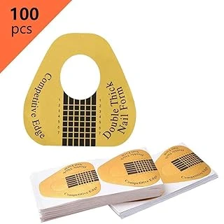 100 Lü Gold Protez Tırnak Şablon Alt Form ürün görseli 1