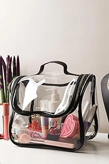Şeffaf Büyük Boy Seyahat Makyaj Çantası Şeffaf Tek Ebat ürün görseli 1